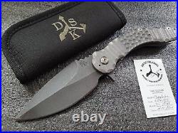 DSK Tactical/Dan Sullivan Knives Megalodon, Overbuilt 4 5/8 Blade, Mokuti Clip