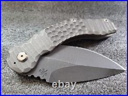 DSK Tactical/Dan Sullivan Knives Megalodon, Overbuilt 4 5/8 Blade, Mokuti Clip