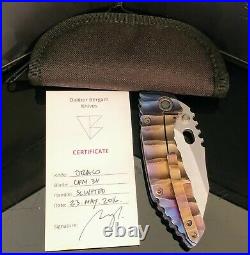 Dalibor Bergam Draco custom folder knife