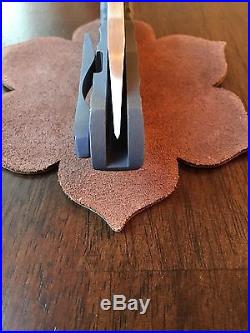 Dalibor Bergam Full Titanium Sculpted Integral Draco Custom Knife CPM 3V
