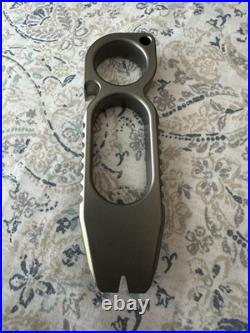 Damned Designs Talon Titanium Pry Bar Tool Full Size New Rare EDC Pocket Art