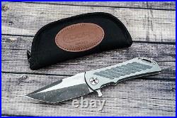 Darrel Ralph Custom Tanto V4 Dominator, 2-Tone CPM-S35VN Blade, Titanium Scales