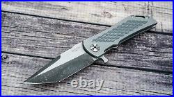 Darrel Ralph Custom Tanto V4 Dominator, 2-Tone CPM-S35VN Blade, Titanium Scales