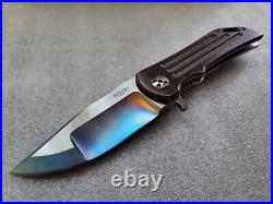 Darrel Ralph DDR Dominator V4, #3 In SM-100, Hand Satin Mokuti, 3.75, Knife