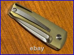 Darriel Caston HARLOCK Custom Knife Titanium Ano