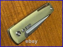 Darriel Caston HARLOCK Custom Knife Titanium Ano