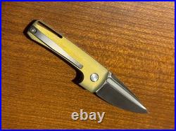 Darriel Caston HARLOCK Custom Knife Titanium Ano