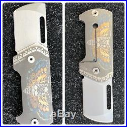 Darriel D Caston Rocket Designs Deathead Moth BMT Folder By SpaceX Flipper