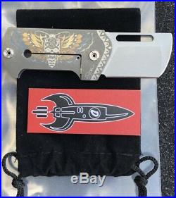 Darriel D Caston Rocket Designs Deathead Moth BMT Folder By SpaceX Flipper