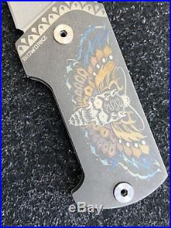 Darriel D Caston Rocket Designs Deathead Moth BMT Folder By SpaceX Flipper