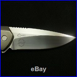 David Mosier / Liong Mah Collaboration GSD Custom Flipper Knife, Rare and Beauty