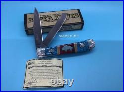 David Yellowhorse Trapper Roper #2/100 Turquoise RP410 Custom Buffalo Knife