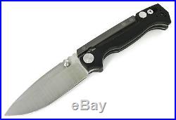 Demko AD-15 Folder Drop Point Knife Black G-10 Scales Full Ti Uppers CPM 3V New