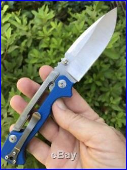 Demko Knives MG AD-15 Blue G10 Knife
