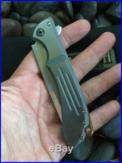 Dervish Knives Alchemy Flipper folding Knife TAD Gear USN Gathering Ltd Edition