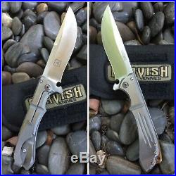 Dervish Knives Alchemy Flipper folding Knife TAD Gear USN Gathering Ltd Edition