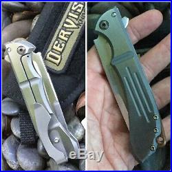 Dervish Knives Alchemy Flipper folding Knife TAD Gear USN Gathering Ltd Edition