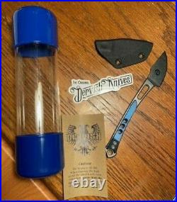 Dervish Knives Wyrm Tactical Scalpel Kydex sheath with tube and sticker