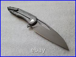 Deryk Munroe Custom 2021 Sigil, CPM-S90V, Silver Inlaid Custom Pivot, 3.5 Knife