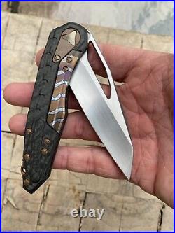 Deryk Munroe Tony Marfione Custom Knives MCK Custom Collab Sigil Flipper Knife