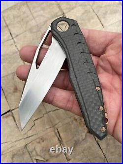 Deryk Munroe Tony Marfione Custom Knives MCK Custom Collab Sigil Flipper Knife