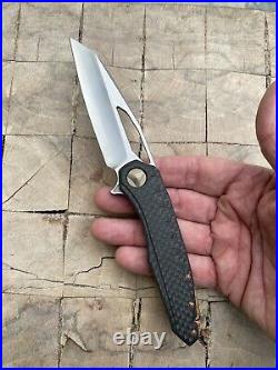 Deryk Munroe Tony Marfione Custom Knives MCK Custom Collab Sigil Flipper Knife