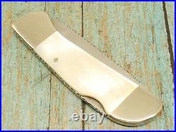Dickie Hand Made Custom Filed Mop Pearl Folding Pocket Knife Luxury Knives Tools