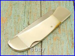 Dickie Hand Made Custom Filed Mop Pearl Folding Pocket Knife Luxury Knives Tools