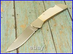 Dickie Hand Made Custom Filed Mop Pearl Folding Pocket Knife Luxury Knives Tools