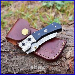 Different Types 20 Pcs Lot Sale Handmade Damascus Hunting Pocket Knife Sheath