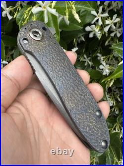 DireWare Tailwhip 154CM Blade Anodized Titanium USA Folder Satin Blade