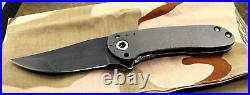 DireWare Tailwhip Bowie OD Green Hammered Ti CPM-20CV Steel RARE 20CVSteel