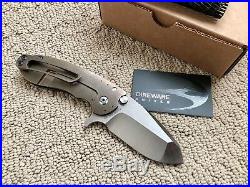 Direware Bronze Ano Ti M390 S-96 Flipper Knife NEW