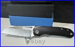 Divo Buzz Blackwashed Titanium Satin Blade Knife 20CV