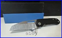 Divo Buzz Blackwashed Titanium Satin Blade Knife 20CV