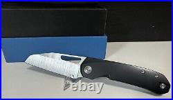 Divo Buzz Blackwashed Titanium Satin Blade Knife 20CV