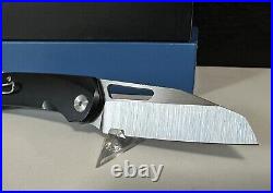 Divo Buzz Blackwashed Titanium Satin Blade Knife 20CV