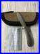 Doc Shiffer Custom Back pocket Flipper Knife Acid Wash Nitro V Orange Peel Ti