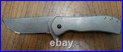 Doc Shiffer Custom Field Grade Recon Knife Stonewash Gray Ti 3.5 N690 Blade