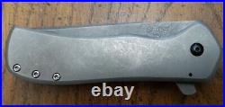 Doc Shiffer Custom Field Grade Recon Knife Stonewash Gray Ti 3.5 N690 Blade