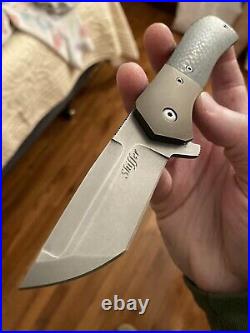 Doc Shiffer Full Custom Recon Flipper Folding Knife RARE