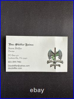 Doc Shiffer Knife MK2 Flipper Nitro-V Antique Micarta