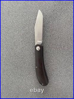 Doc shiffer Knives, Custom Lanny's clip slipjoint folding knife, new, never used