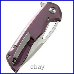 Drop Point Folding Knife Pocket Hunting S35VN Steel Titanium Handle Collectible