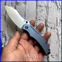 Drop Point Folding Knife Pocket Hunting Survival Tactical S35VN Steel Titanium S