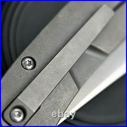 Drop Point Folding Knife Pocket Hunting Survival Wild VG10 Steel Titanium Handle