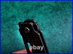 Drop Point Pocket Folding Knife Hunting Survival Tactical M390 Steel Titanium S