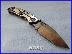 Duane Dwyer Custom DDC BBN-M Recurve Tanto SM-100 HIPTiNite Mokuti 3 5/8 Knife