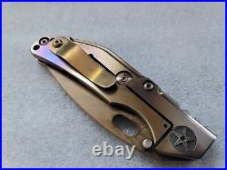 Duane Dwyer Custom DDC BBN-M Recurve Tanto SM-100 HIPTiNite Mokuti 3 5/8 Knife