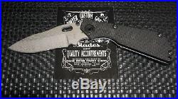 Duane Dwyer Custom SMF Knife Chad Nichols Damascus Ti Blue Ano Folder NEW